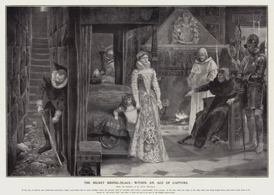 गुप्त छिपने की जगह: कब्जा करने के इक्का के भीतर (लिथो) द्वारा रिचर्ड कैटन II (बाद में) वुडविले
