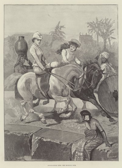 एंग्लो-इंडियन लाइफ, द मॉर्निंग राइड द्वारा रिचर्ड केटन वुडविले जूनियर