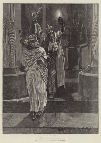 क्लियोपेट्रा, एच राइडर हैगार्ड द्वारा द्वारा रिचर्ड केटन वुडविले जूनियर