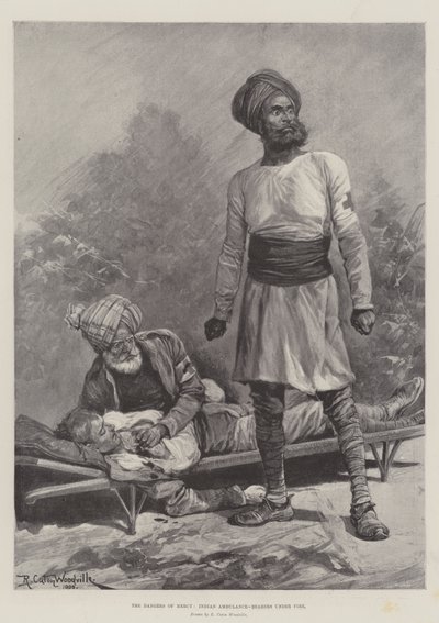द डेंजर ऑफ मर्सी, इंडियन एंबुलेंस-बियरर्स अंडर फायर द्वारा रिचर्ड केटन वुडविले जूनियर