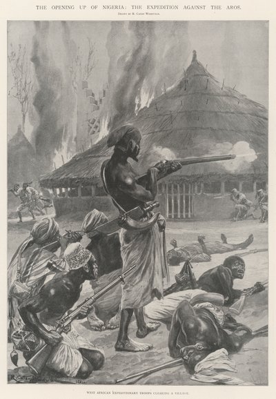 नाइजीरिया के उद्घाटन, एरोस के खिलाफ अभियान द्वारा रिचर्ड केटन वुडविले जूनियर
