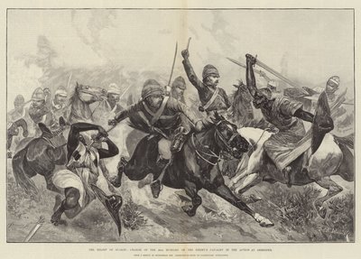 सुकिन की राहत, जेमिसाह में लड़ाई में दुश्मन के घुड़सवारों पर 20 वीं हुसर्स का आरोप द्वारा रिचर्ड केटन वुडविले जूनियर