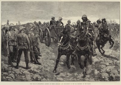 मार्च में 66 वीं रेजिमेंट की अफगानिस्तान में युद्ध, हॉर्स आर्टिलरी की बैटरी और टुकड़ी द्वारा रिचर्ड केटन वुडविले जूनियर