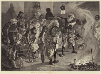 सौदान में युद्ध, अरब प्रमुखों को पवित्र युद्ध का प्रचार करने वाला एक दरवेश द्वारा रिचर्ड केटन वुडविले जूनियर