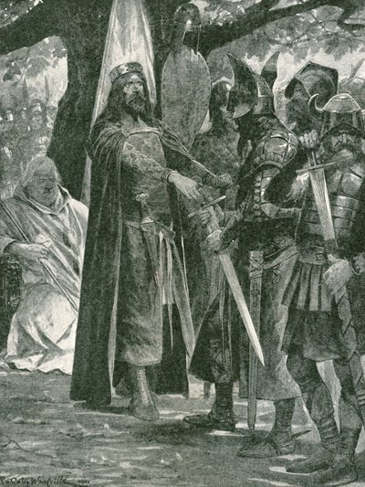 अल्फ्रेड महान का सैन्य चुनाव, पहला इंग्लैंड का राजा द्वारा रिचर्ड केटन वुडविले जूनियर