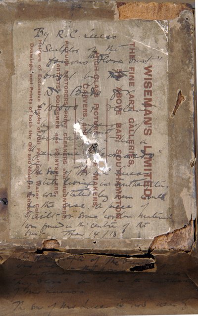 एक लड़की के बस्ट का वर्मो, c.1850 (कागज पर पेन और स्याही और प्रिंट) (876003 देखें) द्वारा रिचर्ड कॉकल लुकास