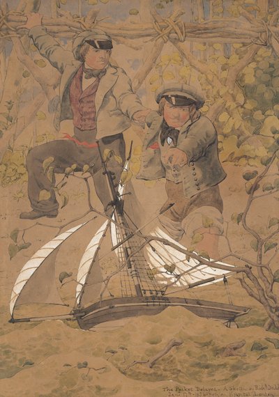 द पैकेट डिलेड, 1854 द्वारा रिचर्ड डैड