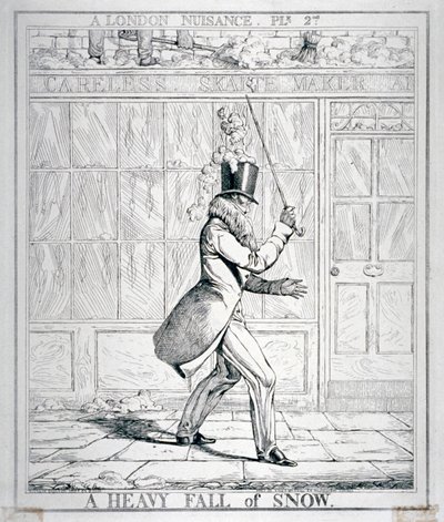 ए हैवी फॉल ऑफ स्नो, 1821 द्वारा रिचर्ड डाइटन