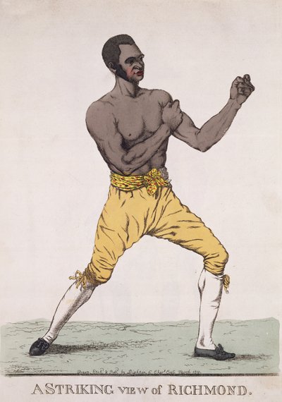 रिचमंड का एक हड़ताली दृश्य, 1810 प्रकाशित (रंगीन नक़्क़ाशी) द्वारा रिचर्ड डाइटन