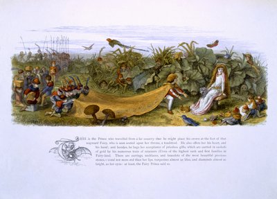विलियम ऑलिंगम और एंड्रयू लैंग द्वारा &39;इन फेयरीलैंड: ए सीरीज ऑफ द एल्फ-वर्ल्ड&39; के चित्र द्वारा रिचर्ड डॉयल