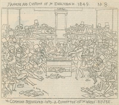 1849 में अंग्रेजी के शिष्टाचार और रीति-रिवाज: कॉमन्स ने पूरे घर की एक समिति में हल किया द्वारा रिचर्ड डॉयल