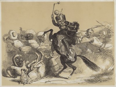 रिचर्ड द लायनहार्ट और सलादीन (एक्वाटिंट) द्वारा Richard Doyle