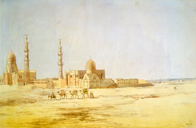 खलीफाओं के मकबरे, काहिरा, c1842 द्वारा रिचर्ड डुड