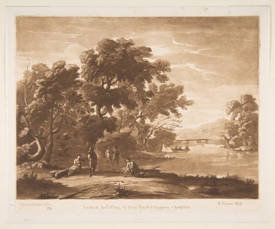 लैंडस्केप विथ फिगर, 1774। द्वारा रिचर्ड अर्लोम