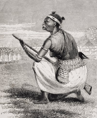 इसाबेल बर्टन (1831-96) द्वारा प्रकाशित &39;द लाइफ ऑफ़ कैप्टन सर रिचर्ड बर्टन, खंड II&39; से, अमेजन के रिचर्ड्स ब्रिगेड के मुख्य अधिकारी, 1893 प्रकाशित द्वारा रिचर्ड फ्रांसिस बर्टन