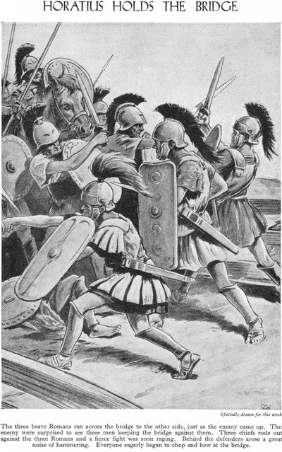 होरियटस ब्रिज को पकड़ता है, c.1940s द्वारा रिचर्ड हेनरी ब्रॉक