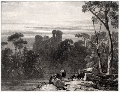 बोथवेल कैसल, 1826। द्वारा रिचर्ड पार्क्स बोनिंगटन