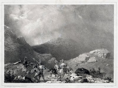 ग्लेनफाइनलस, 1826। द्वारा रिचर्ड पार्क्स बोनिंगटन