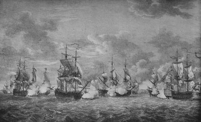 कैप-फ़्रैंक की लड़ाई, c1760 द्वारा रिचर्ड पैटन