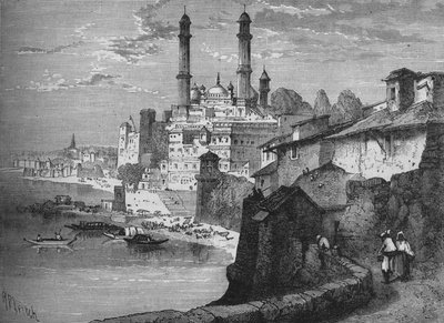 बनारस, c1880 द्वारा रिचर्ड प्रिंसिपल लीच