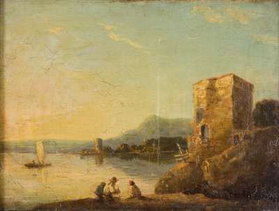 नेपल्स के पास तट का दृश्य, c1750-1780। द्वारा रिचर्ड विल्सन