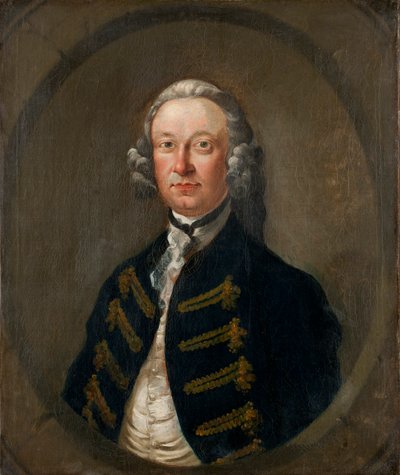 रिचर्ड ओवेन का पोर्ट्रेट, c1748-1750। द्वारा रिचर्ड विल्सन