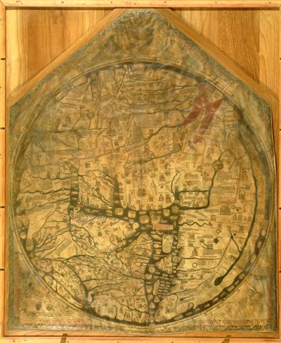मैप मुंडी, c.1290 द्वारा हल्दीधाम का रिचर्ड