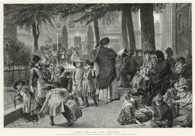 सेंट जॉन्स चर्च के चर्चयार्ड में दृश्य, वाटरलू रोड (उत्कीर्णन) द्वारा रॉबर्ट बार्न्स