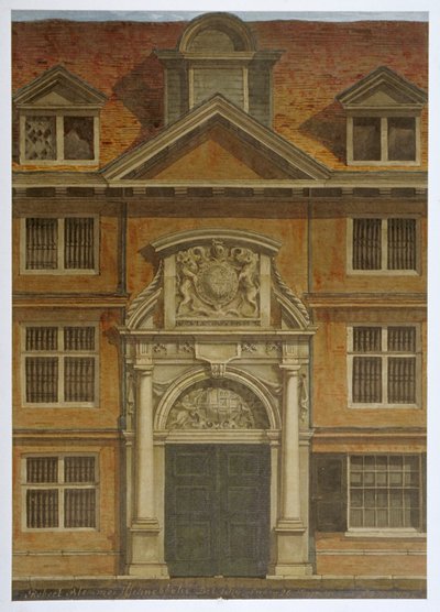 ब्लैकवेल हॉल, लंदन शहर, 1819 द्वारा रॉबर्ट ब्लेममेल श्नेबेलबी