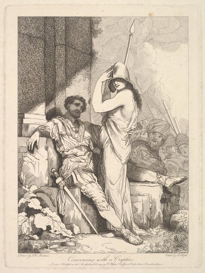एक कैप्टिव के साथ बातचीत, 15 नवंबर, 1779। द्वारा रॉबर्ट ब्लिथ