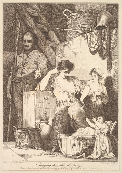 15 नवंबर, 1779 को घरेलू खुशी का आनंद लेना। द्वारा रॉबर्ट ब्लिथ