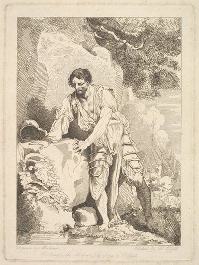 19 जुलाई, 1779 को युद्ध से घायल हुए सेवानिवृत्त। द्वारा रॉबर्ट ब्लिथ