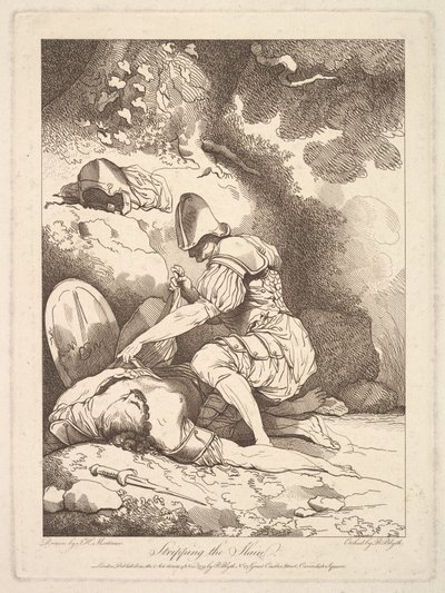 15 नवंबर, 1779 को स्ट्रिपिंग स्लाइन। द्वारा रॉबर्ट ब्लिथ