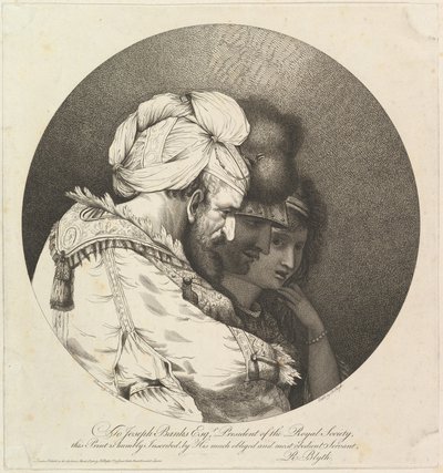 तीन ओरिएंटल प्रमुख, 5 मार्च, 1780। द्वारा रॉबर्ट ब्लिथ