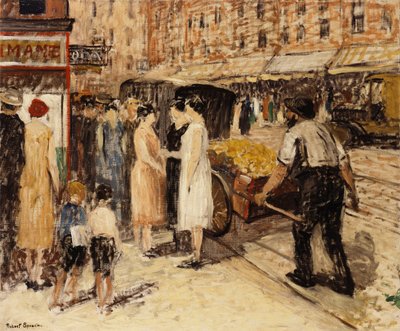 लोअर ईस्ट साइड, c.1930 (कैनवास पर तेल) द्वारा रॉबर्ट सी। स्पेंसर