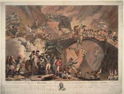 अलेक्जेंडर सुवोरोव की सेना ने 1799, 1805 में आल्प्स को पार किया द्वारा रॉबर्ट कैर पोर्टर