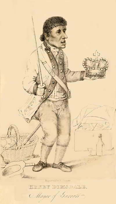 हेनरी डिम्सडेल, 1821 के गर्राट के मेयर। द्वारा रॉबर्ट कूपर