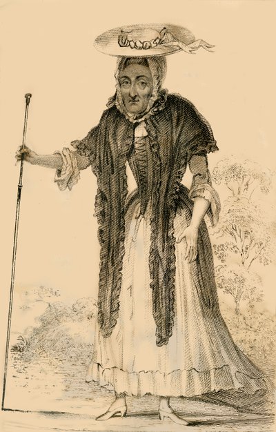जेन लेवसन, उनकी उम्र और विशिष्टताओं के लिए उल्लेखनीय, 1821। द्वारा रॉबर्ट कूपर