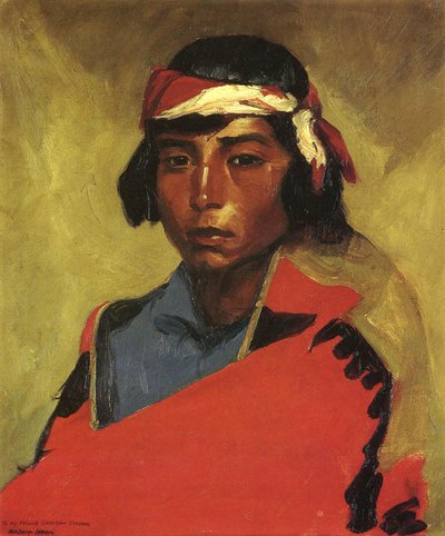 1916 में टेसुके प्यूब्लो का लड़का द्वारा Robert Cozad Henri