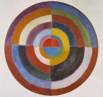 डिस्क पहली डिस्क, 1912-1913। द्वारा रॉबर्ट Delaunay