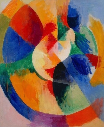 क्रिएसफॉर्मन, सोन (परिपत्र आकार, सूरज)। 1912-1913 द्वारा Robert Delaunay