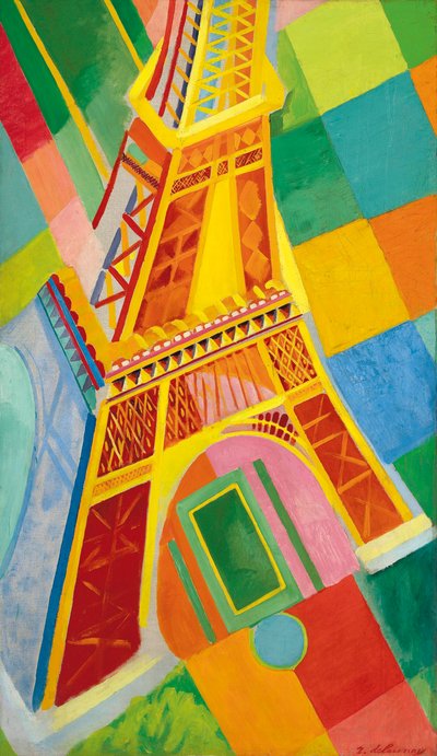 एफिल टॉवर, 1926। द्वारा Robert Delaunay
