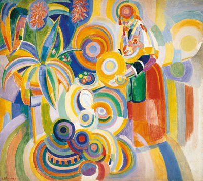 पुर्तगाली महिला, 1916 द्वारा Robert Delaunay