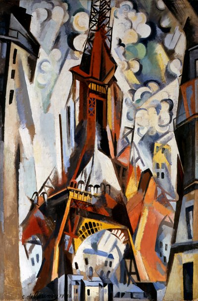 एफिल टॉवर, 1910-1911 द्वारा रॉबर्ट Delaunay