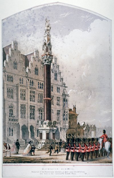 ब्रॉड सैंक्चुअरी, वेस्टमिंस्टर, लंदन, c1865 द्वारा रॉबर्ट डडली