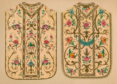 लुइगी एंड एर्सिलिया मार्टिनी, 1893 द्वारा कशीदाकारी Chasubles। द्वारा रॉबर्ट डडली