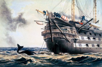 HMS 'Agamemnon' मूल अटलांटिक टेलीग्राफ केबल बिछा रहा है, 1857 1866 द्वारा रॉबर्ट डडली