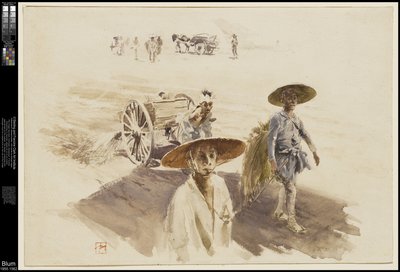 ए वाटरिंग कार्ट, 1890 द्वारा रॉबर्ट फ्रेडरिक ब्लम
