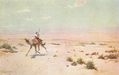 एक डेजर्ट कूरियर, c1880, 1904 द्वारा रॉबर्ट जॉर्ज टैलबोट केली