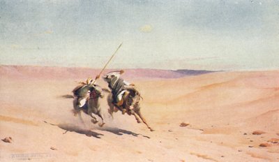 ए ड्यूएल, सी 1880, 1904 द्वारा रॉबर्ट जॉर्ज टैलबोट केली